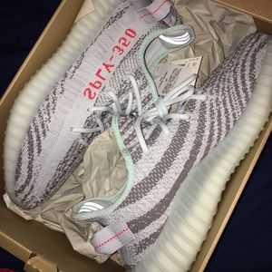 Yeezy 350 V2 blue tint